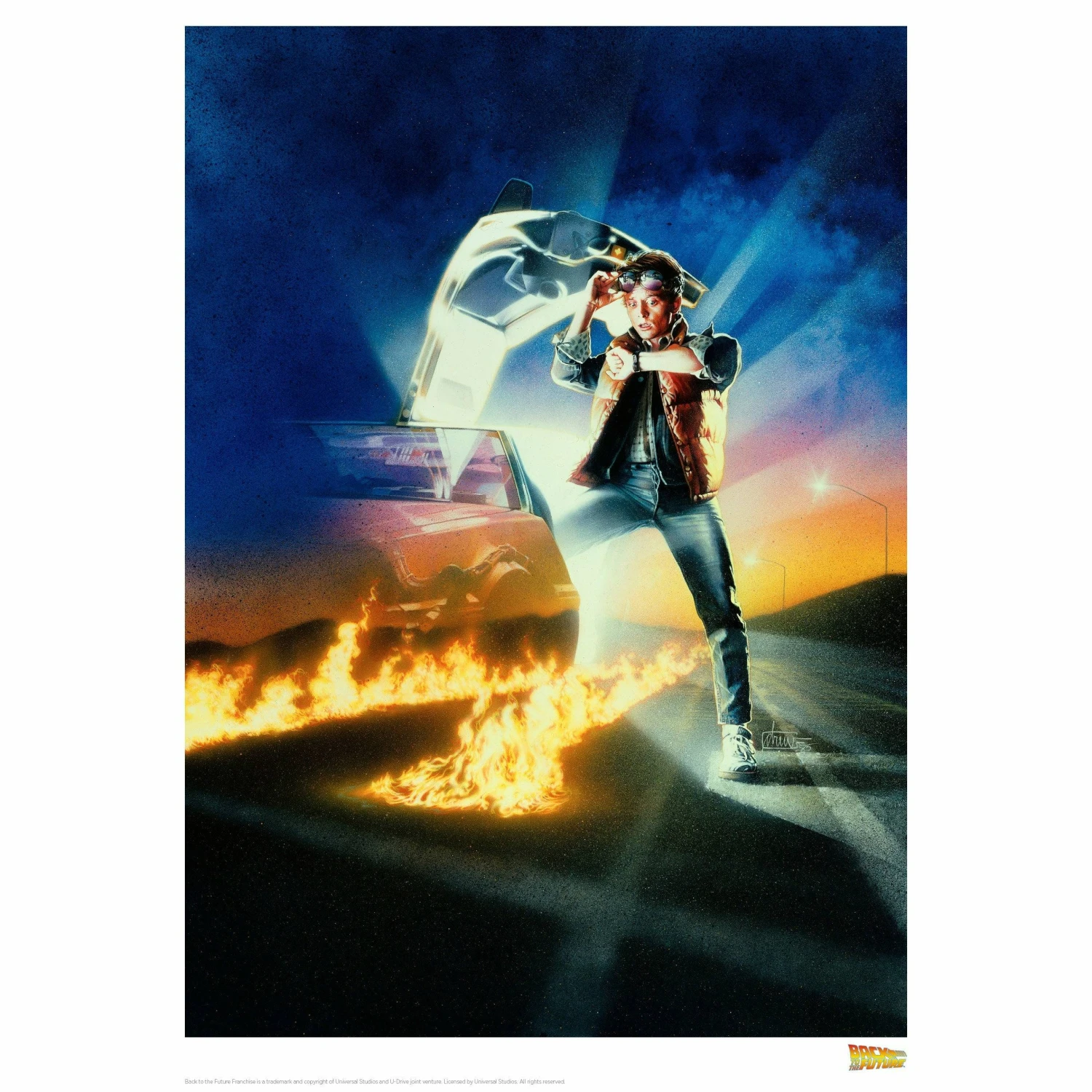 FANATTIK Back To The Future "Classic Movie Art" Limited Edition Commemorative Print 3 FANATTIK Back To The Future "Classic Movie Art" Limited Edition Commemorative Print
