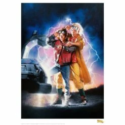 FANATTIK Back To The Future Part II "Classic Movie Art" Limited Edition Commemorative Print