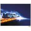FANATTIK Back To The Future Part II "Car Stars" Limited Edition Commemorative Print -Media Collection Shop UV BTF2 02