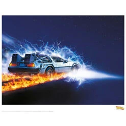 FANATTIK Back To The Future Part II "Car Stars" Limited Edition Commemorative Print