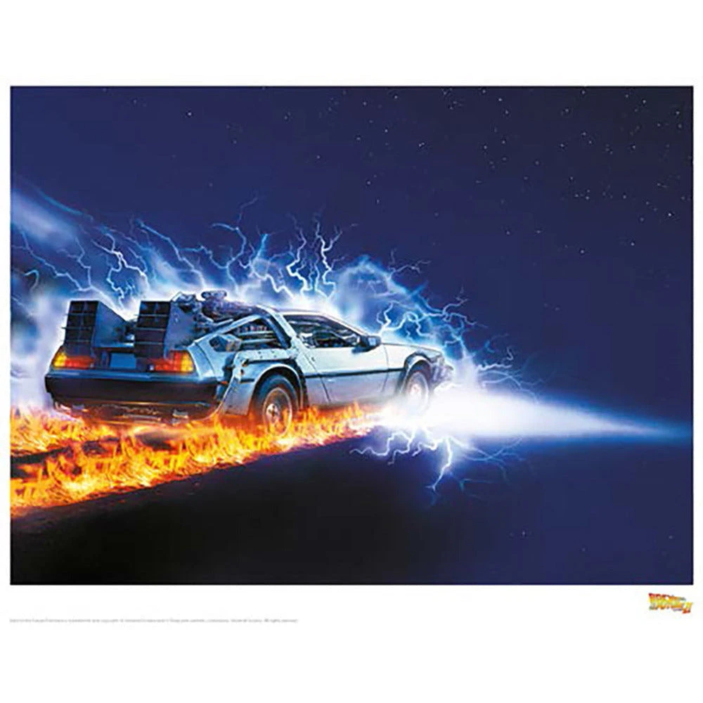 FANATTIK Back To The Future Part II "Car Stars" Limited Edition Commemorative Print 2 FANATTIK Back To The Future Part II "Car Stars" Limited Edition Commemorative Print