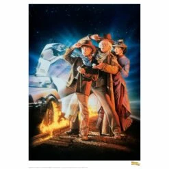FANATTIK Back To The Future Part III "Classic Movie Art" Limited Edition Commemorative Print