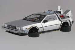 Aoshima Back To The Future Part II DeLorean Time Machine 1:24 Scale Model Kit -Media Collection Shop aos06437 0