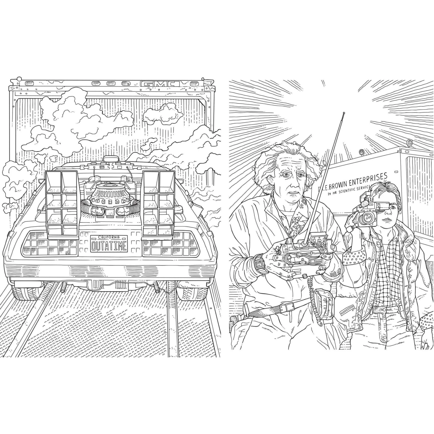 Back To The Future: The Official Coloring Book 6 Back To The Future: The Official Coloring Book - Image 4