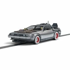 Scalextric Back To The Future Part III 1:32 Scale DeLorean Slot Car