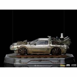 Iron Studios Back To The Future Part III DeLorean 1:10 Scale Statue -Media Collection Shop delorean iii back to the future gallery 620fd6c2791f3