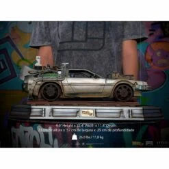 Iron Studios Back To The Future Part III DeLorean 1:10 Scale Statue -Media Collection Shop delorean iii back to the future gallery 620fd6c519853
