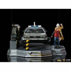 Iron Studios Back To The Future Part II DeLorean (Full Deluxe Version Including Marty McFly And Doc Brown) 1:10 Scale Statues -Media Collection Shop delorean set full deluxe version back to the future gallery 615e2c6beaad2
