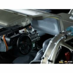 Iron Studios Back To The Future Part II DeLorean (Full Deluxe Version Including Marty McFly And Doc Brown) 1:10 Scale Statues -Media Collection Shop delorean set full deluxe version back to the future gallery 615e2c6ce097f