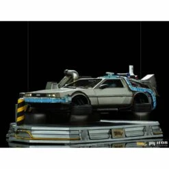 Iron Studios Back To The Future Part II DeLorean (Regular Version) 1:10 Scale Statue -Media Collection Shop delorean set regular version back to the future gallery 615e2c1a42fff