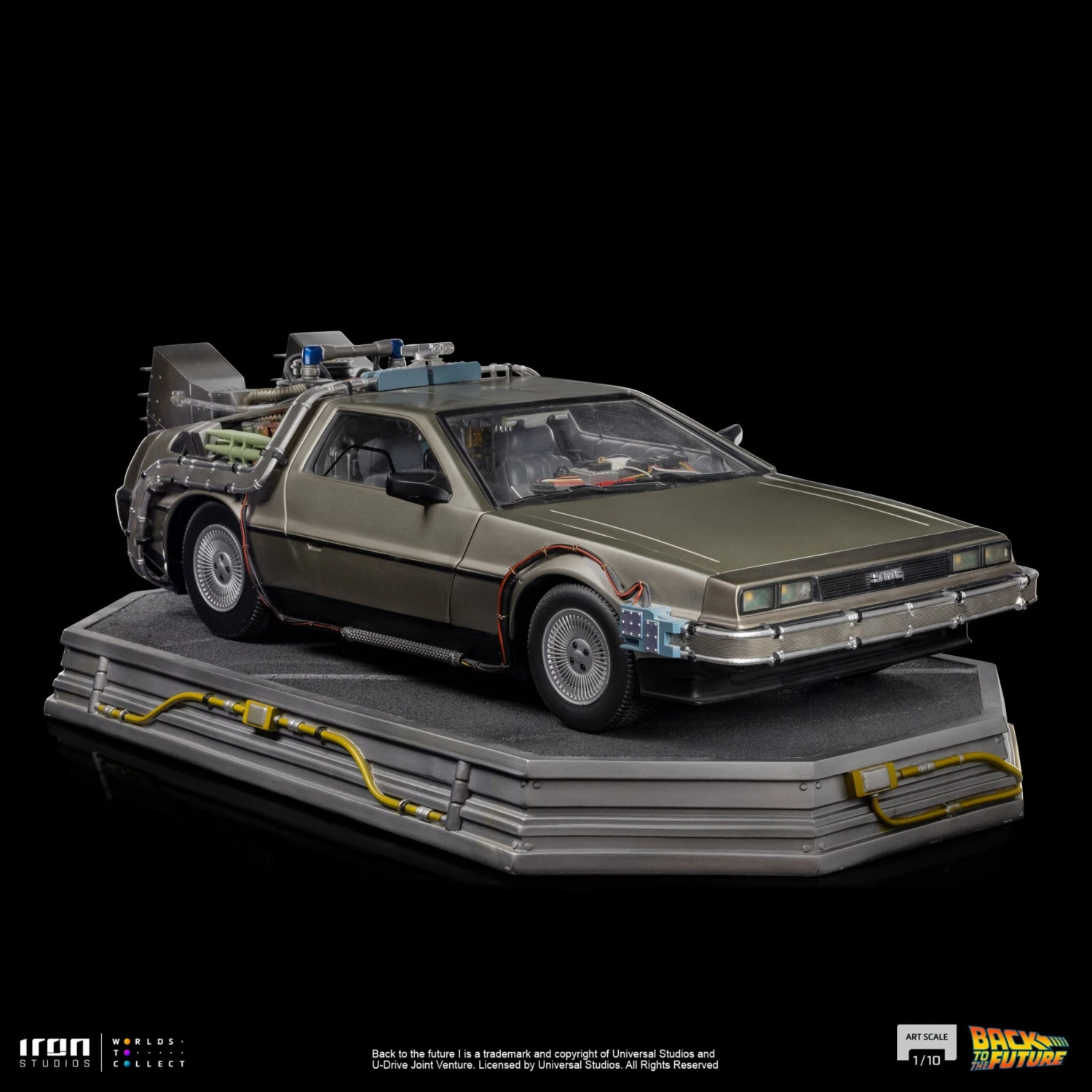 Iron Studios Back To The Future DeLorean 1:10 Scale Statue 14 Iron Studios Back To The Future DeLorean 1:10 Scale Statue - Image 12