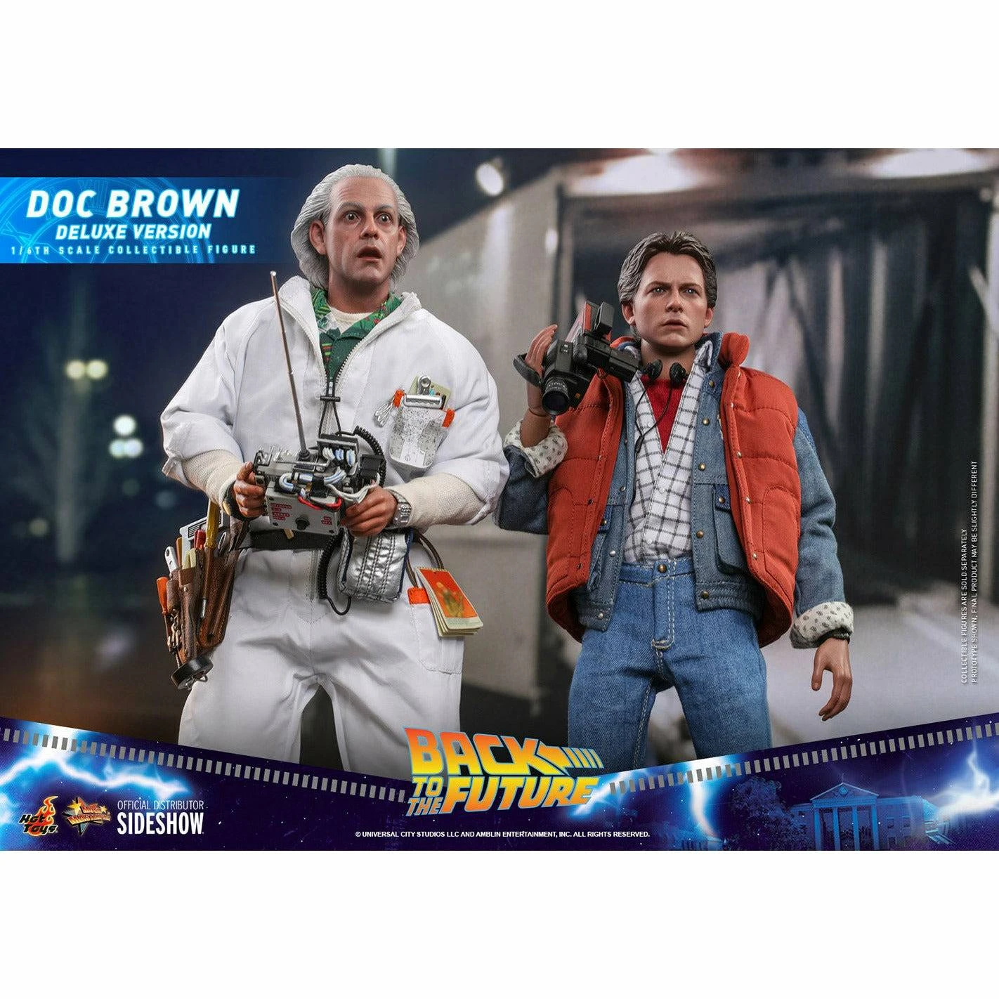 Hot Toys Back To The Future Doc Brown (Deluxe Version) 1:6 Scale Collectible Figure With Bonus Plutonium Case 17 Hot Toys Back To The Future Doc Brown (Deluxe Version) 1:6 Scale Collectible Figure With Bonus Plutonium Case - Image 15