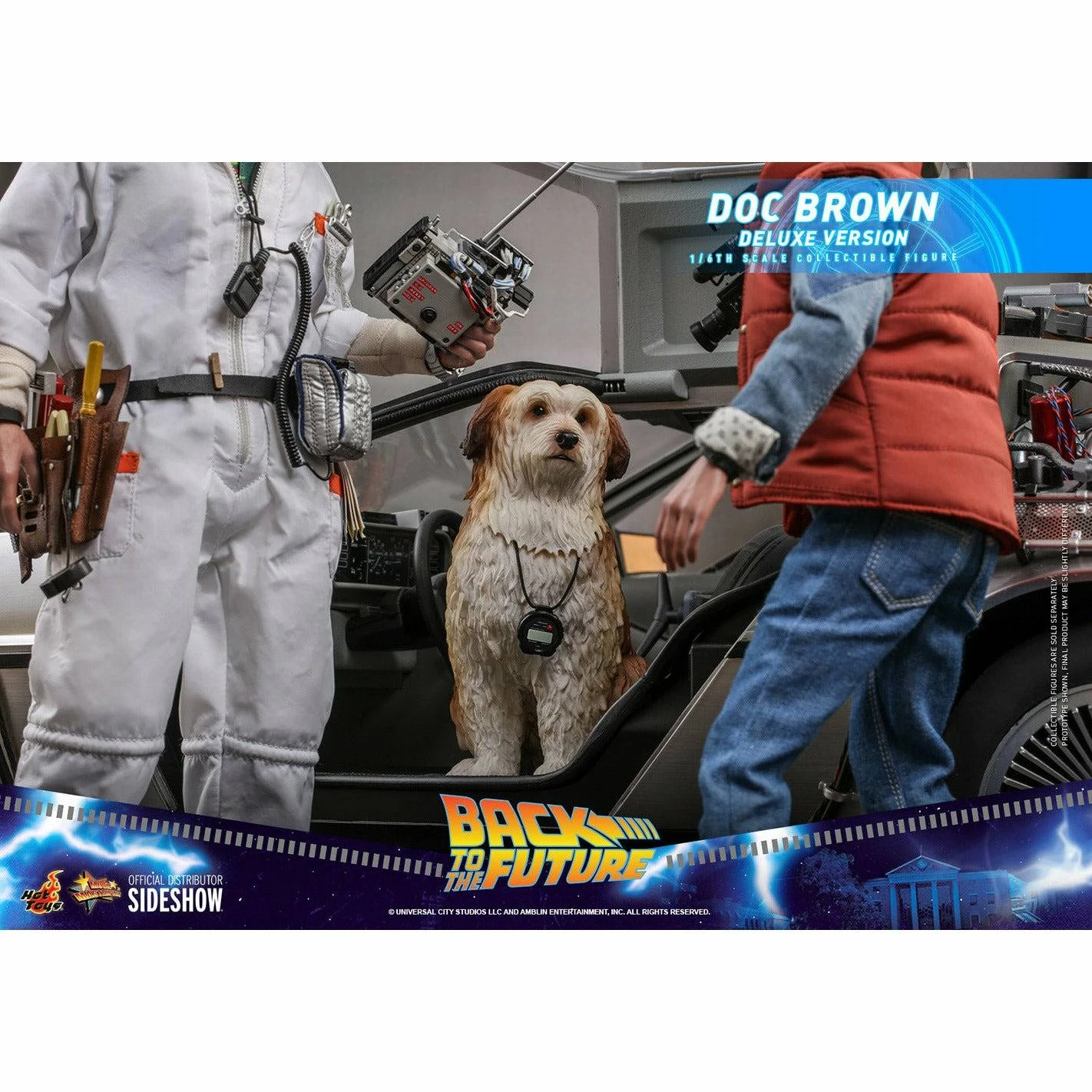 Hot Toys Back To The Future Doc Brown (Deluxe Version) 1:6 Scale Collectible Figure With Bonus Plutonium Case 19 Hot Toys Back To The Future Doc Brown (Deluxe Version) 1:6 Scale Collectible Figure With Bonus Plutonium Case - Image 17