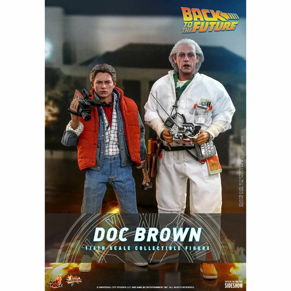 Hot Toys Back To The Future Doc Brown (Standard Version) 1:6 Scale Collectible Figure 16 Hot Toys Back To The Future Doc Brown (Standard Version) 1:6 Scale Collectible Figure - Image 14