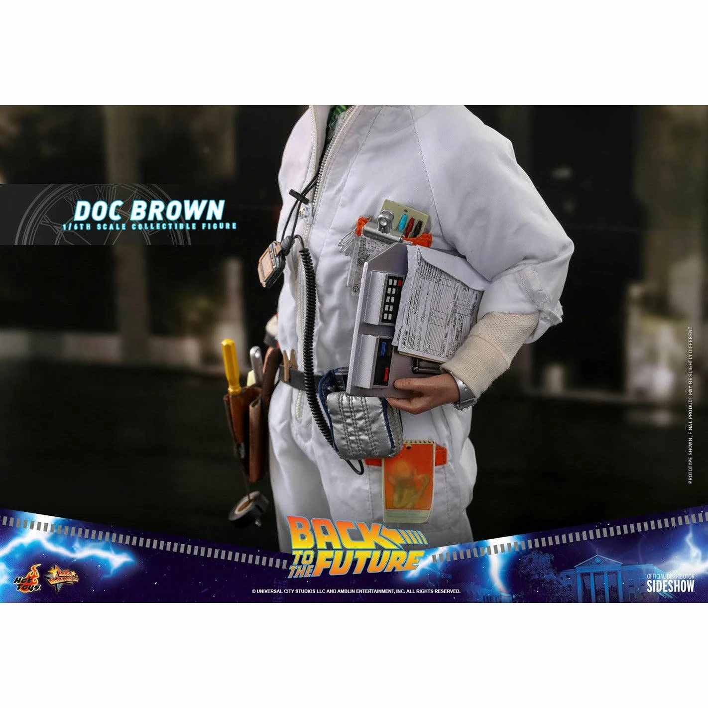 Hot Toys Back To The Future Doc Brown (Standard Version) 1:6 Scale Collectible Figure 10 Hot Toys Back To The Future Doc Brown (Standard Version) 1:6 Scale Collectible Figure - Image 8