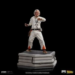 Iron Studios Back To The Future Doc Brown 1:10 Scale Statue -Media Collection Shop doc brown back to the future gallery 644c09b534385