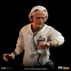 Iron Studios Back To The Future Doc Brown 1:10 Scale Statue -Media Collection Shop doc brown back to the future gallery 644c09b64439d