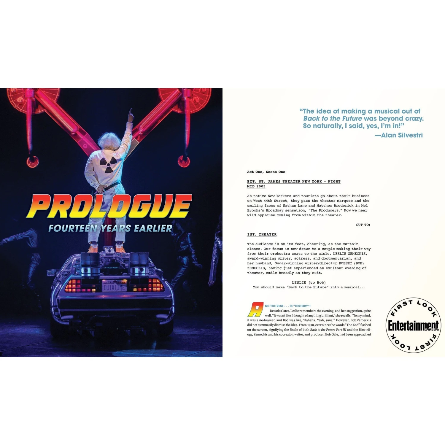 Creating Back To The Future: The Musical Hardcover Book By Michael Klastorin 4 Creating Back To The Future: The Musical Hardcover Book By Michael Klastorin - Image 2